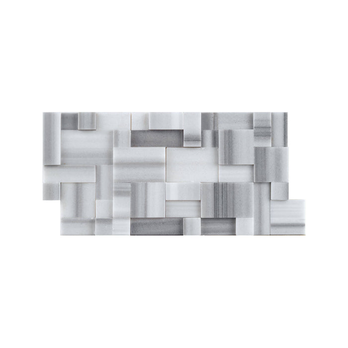 Light Grey Irregular stone mosaic