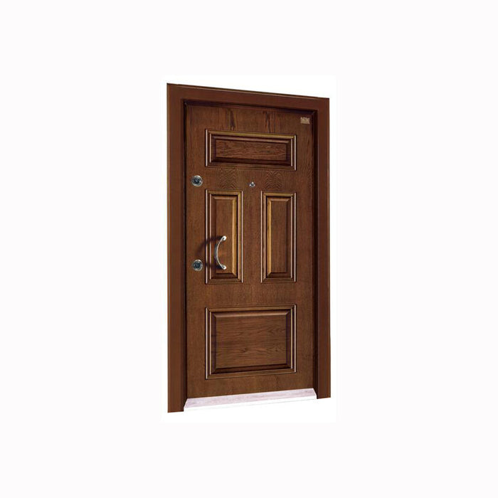 Turkey Security Doors Internal Entrance Doors Rresidential Smart Lock Metal Wooden Door