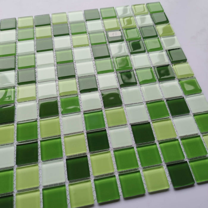 Foshan Factory Direct Sales Tile 300x300mm Sheet Crystal Glass Interior Decoration Mosaic