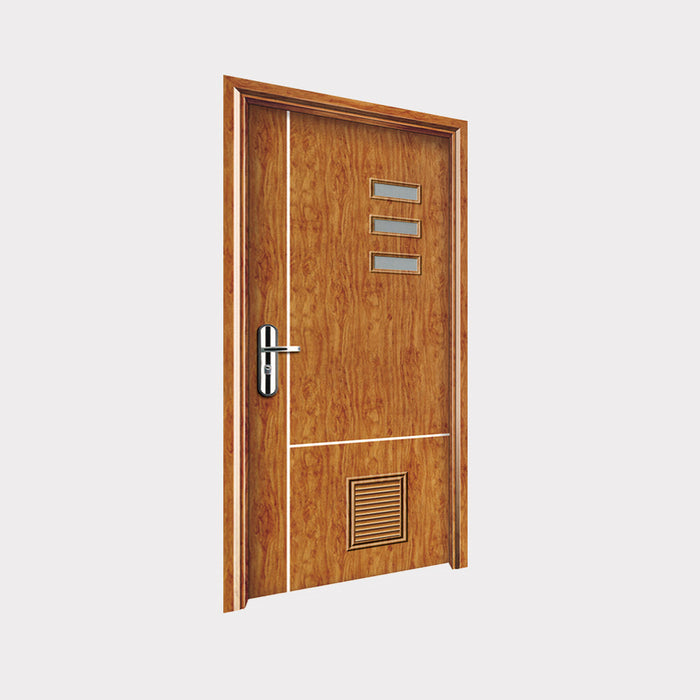 Hot Sale Waterproof Flush Door Project Wooden Apartment Hotel Room Toilet WPC For Sale Doors