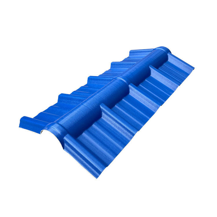 Main ridge tile high impact resistance long span high wave pvc roofing Waterproof fireproof plastic pvc roofing sheet
