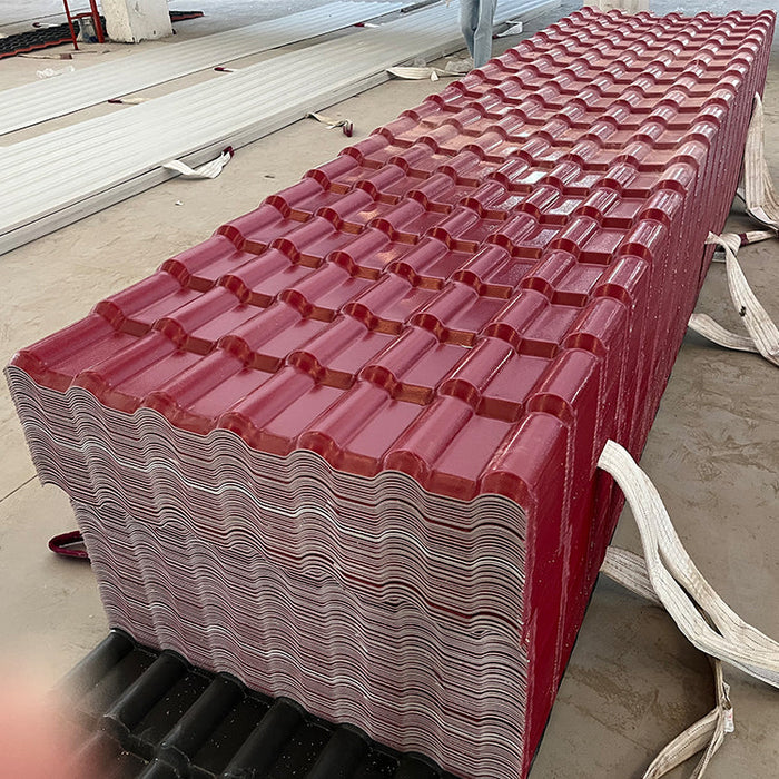 Flame retardant color retention top products roof tile asa plastic pvc roof tile cambodia pvc roofing materials for residential