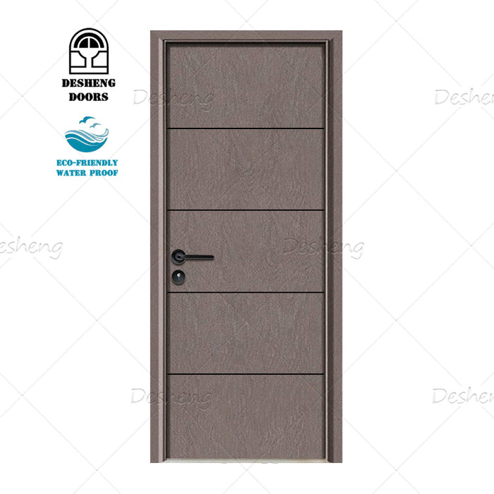 Fast Shipping Modern Simple Design Wooden Interior Doors Composite Soundproof Bedroom Doors for Hotel