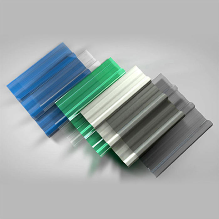 Weather resistance polycarbonate roofing sheet plastic roof green house clear corrugated roofing sheet