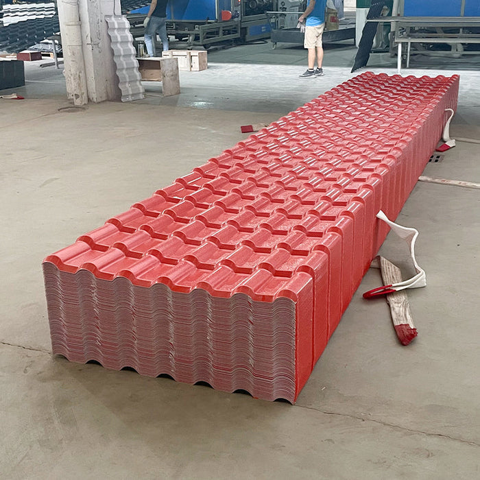 construction materials tile Thermal insulation color retention spanish pvc plastic roof panels pvc roof accessory for house