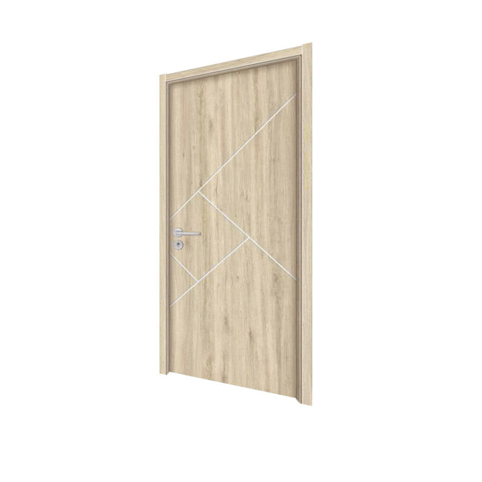 New Interior Room Water Proof Door Design Wpc Solid Wooden Doors Interior With Accessories For Sale