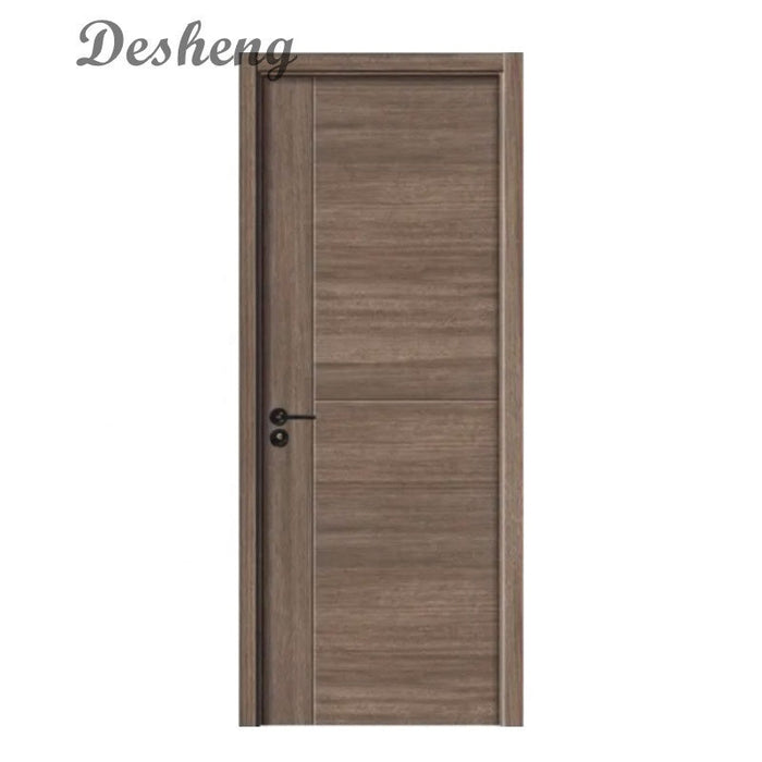 Hot Selling Apartment Doors With Frames Simple Modern Designs Solid Wooden Doors Interior for Hotel