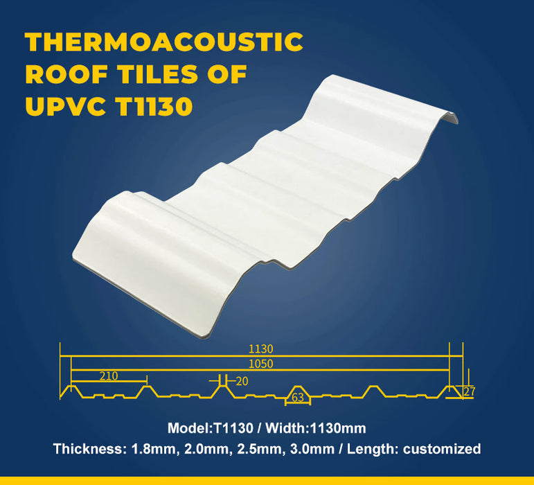 sound insulation chinese economic asa pvc plastic roof tile for flame retardant roofing sheet corrugated for high plant factory