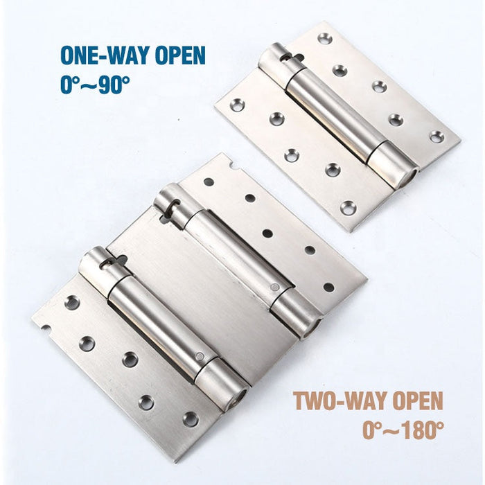 Biggest 6 Inch Two Way Free Open Heavy Duty Garden Gate Cowboy Fence Bar Door Tea Cafe House Partition Spring Hinges