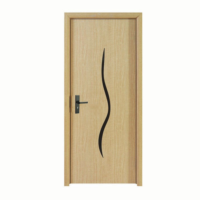 Pvc Bathroom Door Modern Solid Wood Plastic Composite Wpc Interior Wooden Door Pvc Door Frame