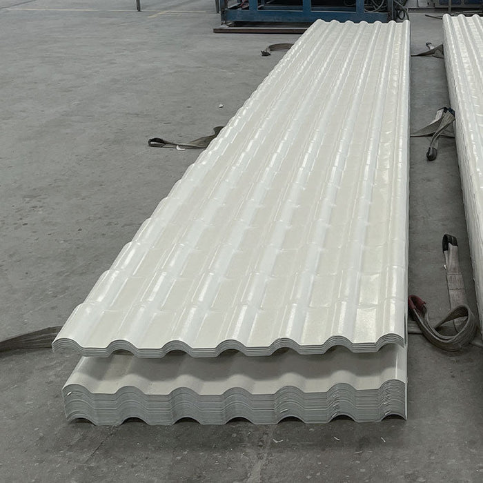 Building Materials Corrugate Roof Tile PVC Roofing Sheet Weather Resistance Heat Insulation Customized ASA Emboss 1050mm Villa