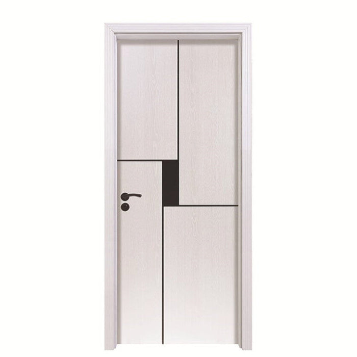 Foshan Supplier composite external door Apartment White Flat Waterproof Full Door bathroom For hotel wpc doors