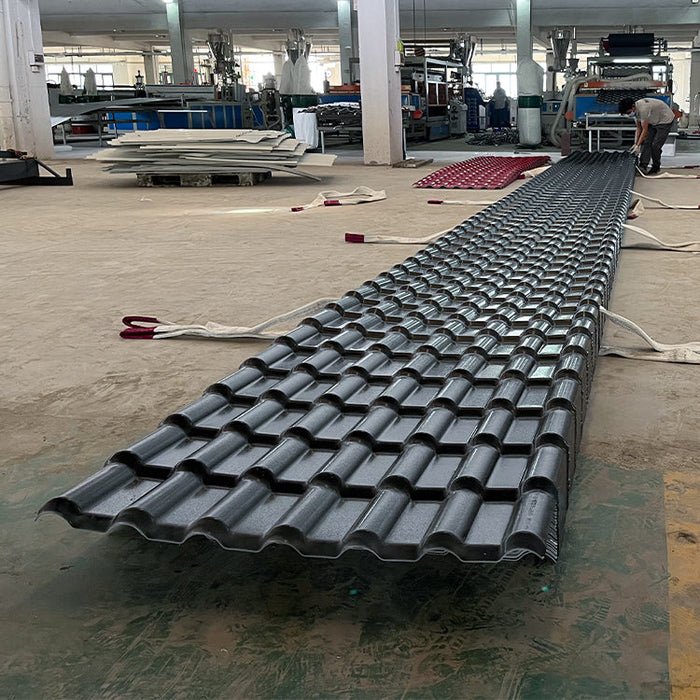 China factory wholesale villa telha de pvc plastic roof pvc spanish roof tiles asa pvc roof sheet