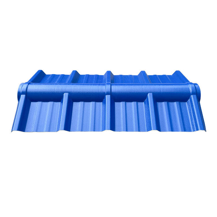 Main ridge tile high impact resistance long span high wave pvc roofing Waterproof fireproof plastic pvc roofing sheet