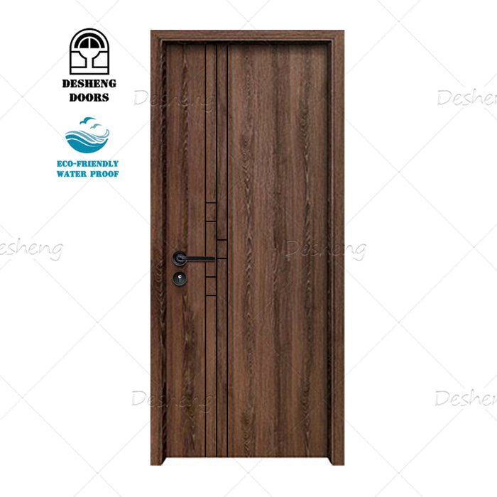 China Professional Factory Building Material Teak Wood Simple Door Design Room Door