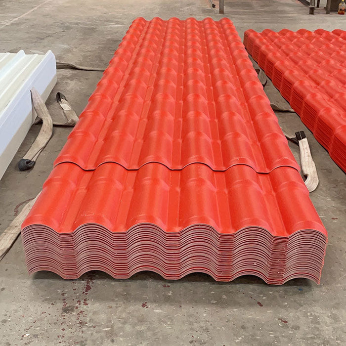 New Design Plain Translucent Roof Green corrugated roof plastic asa pvc roof tile