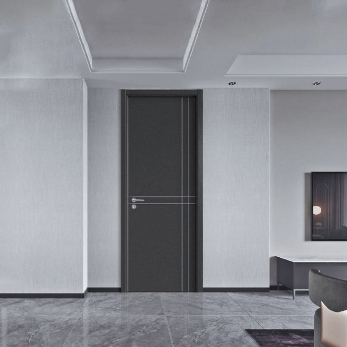 New Design Noiseproof Front Door Acoustic Insulation Main Door Laminated MDF Door For Hotel