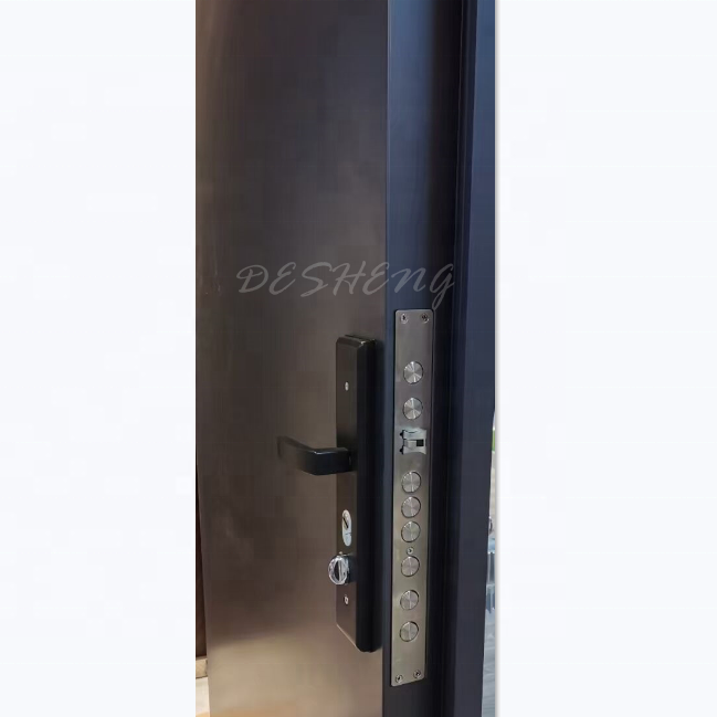 Wrought Iron Exterior Door Designs Steel Entry Security Steel Door Black wrought Double Iron Doors
