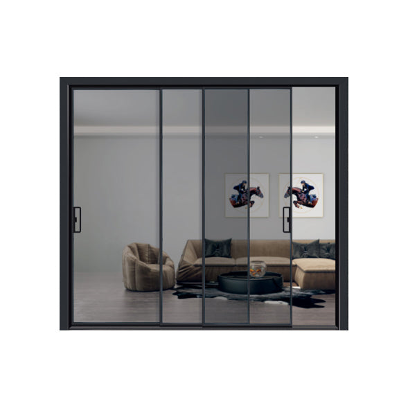 Good Glaze Main Gate Price Thermal Break Aluminum Insulated Slide Glass Door For Villa And House