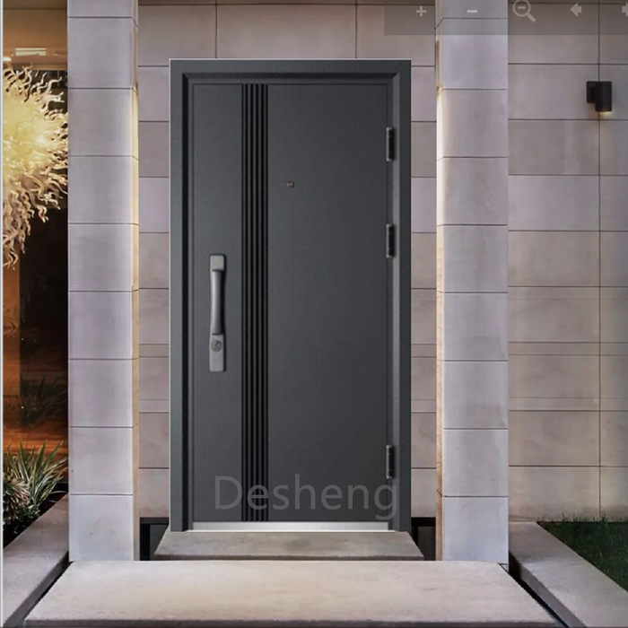European Style Latest Design Fire Rated Main Exterior Security Steel Doors For Villa House Front Door