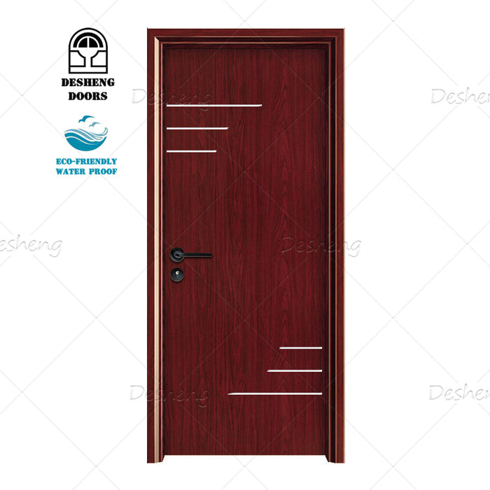 China Professional Factory Building Material Teak Wood Simple Door Design Room Door