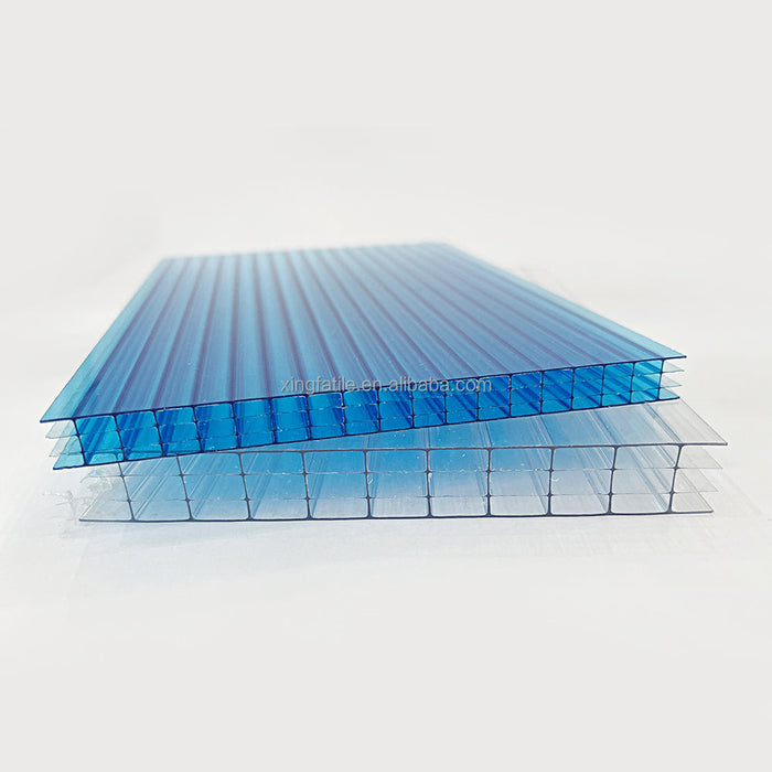 Green house polycarbonate sheet plastic roof sheet hollow transparent roof sheet polycarbonate panel
