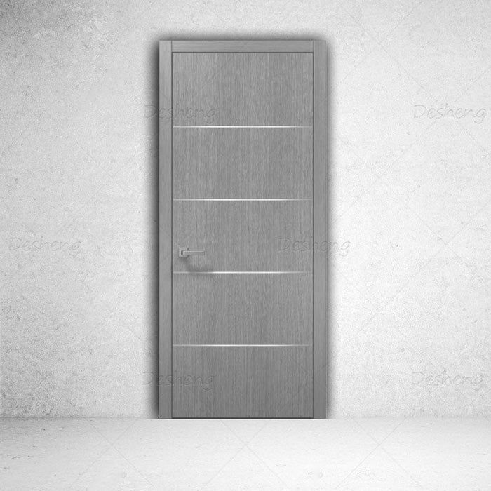 China Top Manufacturer Simple Design Internal Room Flush Wood Doors Bedroom Modern Interior Wooden Door