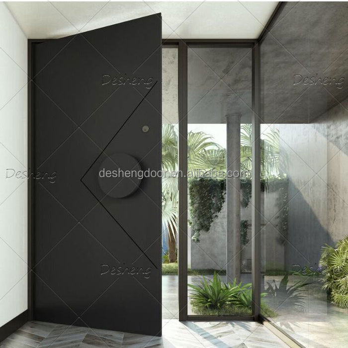 Large Size Over Weight Thicker Material Made With Stainless Steel Kickplate Security Pivot Door
