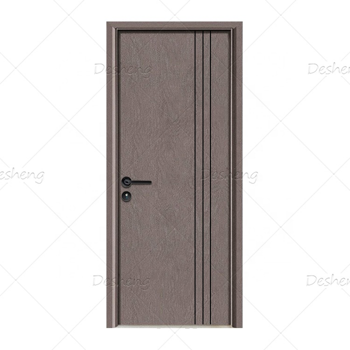 Luxury Apartment Interior Room Door Waterproof Solid Wooden Doors Modern House Door for Hotel