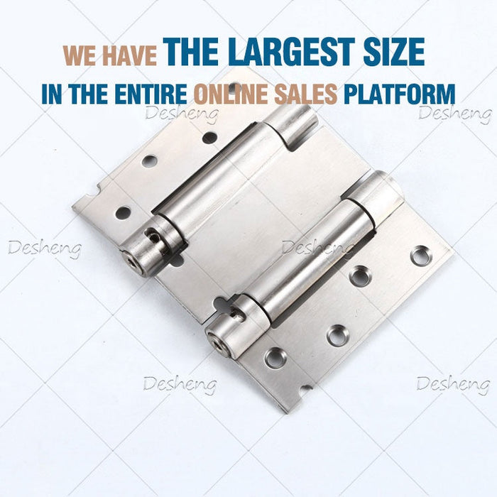 Biggest 6 Inch Two Way Free Open Heavy Duty Garden Gate Cowboy Fence Bar Door Tea Cafe House Partition Spring Hinges
