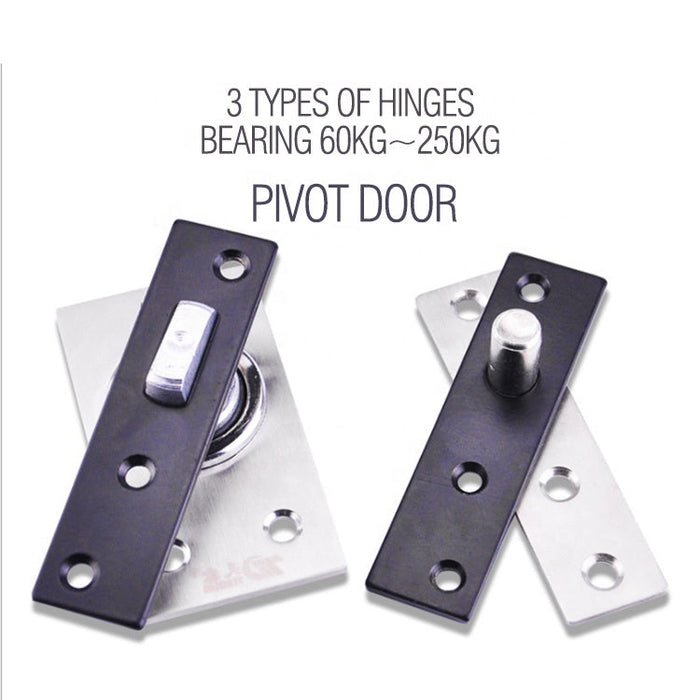 Pivot Door Use 360 Degree All Directions Stainless Steel 60KG 80KG 250KG Oversize Hidden Heavy Duty Bearing Pivot Hinge