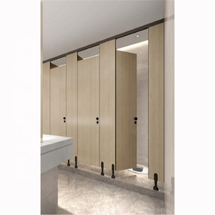 School College Institution Department Large Stall Durable White Black Or Blue Color Hpl Toilet Partition Doors