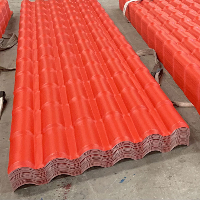 ROMA 1080 corrugated upvc roofing sheet corrugated roof sheets green pvc spanish roof tile
