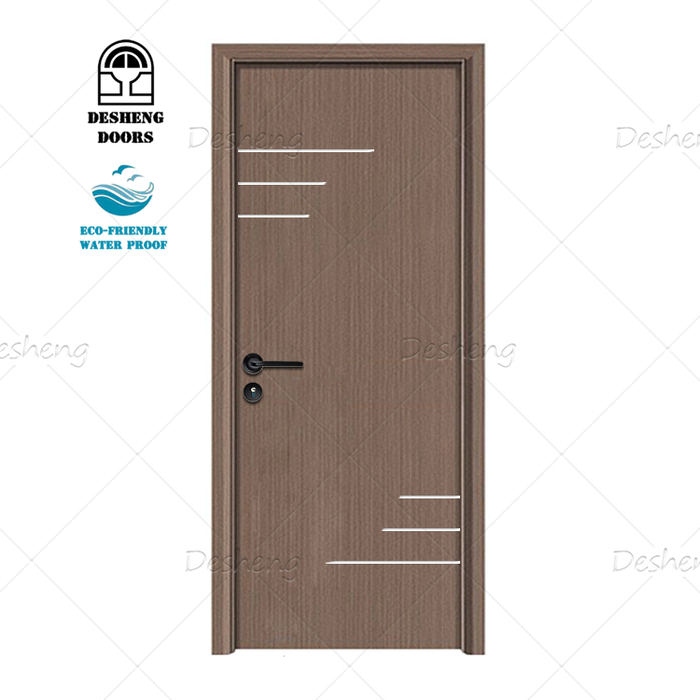 Luxury Apartment Interior Room Door Waterproof Solid Wooden Doors Modern House Door for Hotel