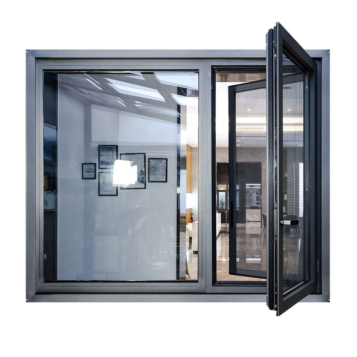 Modern Simple Design Aluminum Sliding Window/Casement In China Profiles For Glass Section Windows