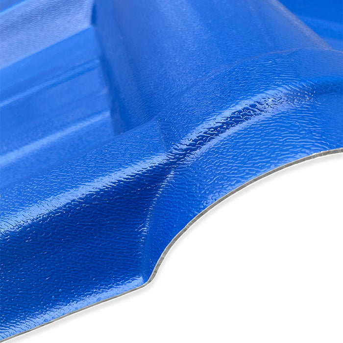 Main ridge tile high impact resistance long span high wave pvc roofing Waterproof fireproof plastic pvc roofing sheet