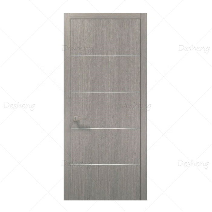 Modern HDF Interior Hotel Wooden Door For Houses Indoor Doors Solid Interior Teak Wood Doors