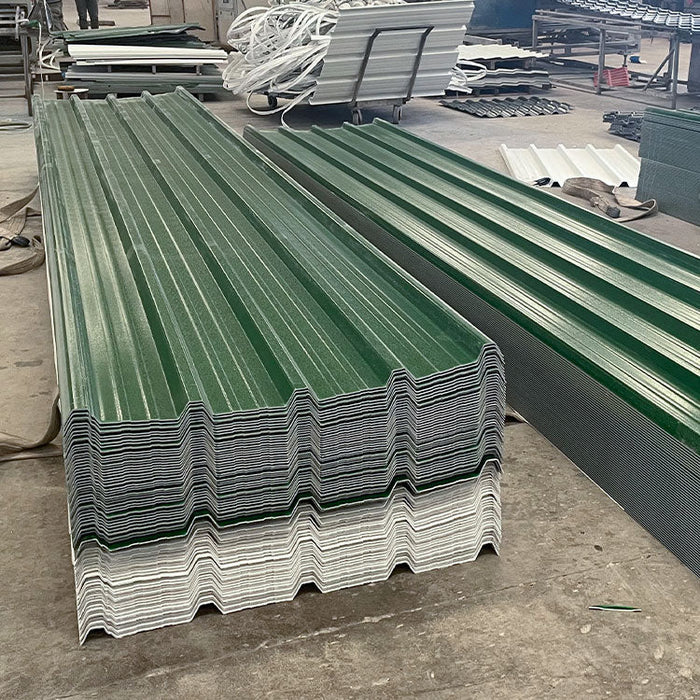 Heat insulation Color persistence pvc roofing sheets plastic high wave plastic sheet for roofing cover for High-grade plant