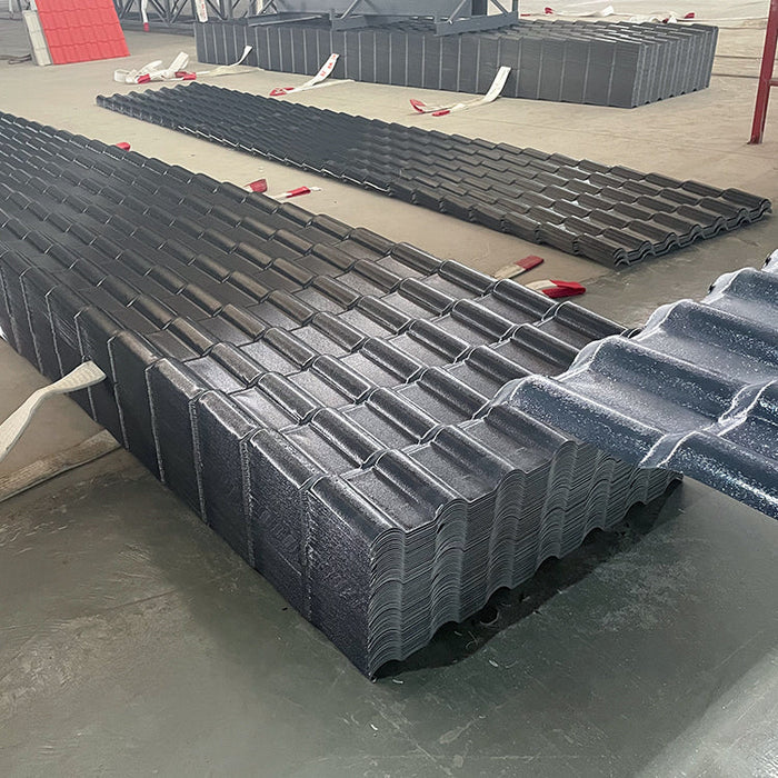 pvc roof panels sheet Color persistence thermal insulation pvc synthetic resin spanish roof tile asa pvc roof sheet for house