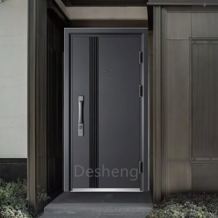 European Style Latest Design Fire Rated Main Exterior Security Steel Doors For Villa House Front Door