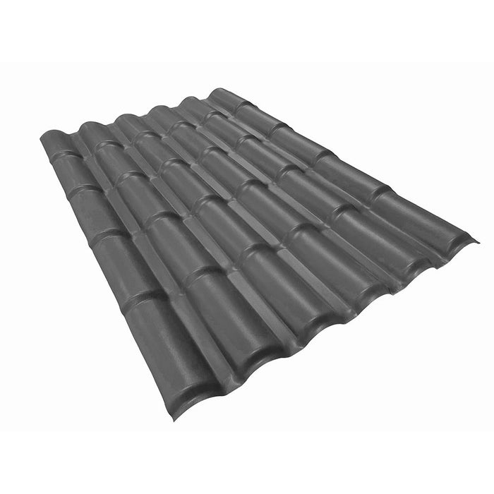 light weight roof sheet Fireproof synthetic resin roofing best quality colored pvc roof sheet ASA-PVC Roma series