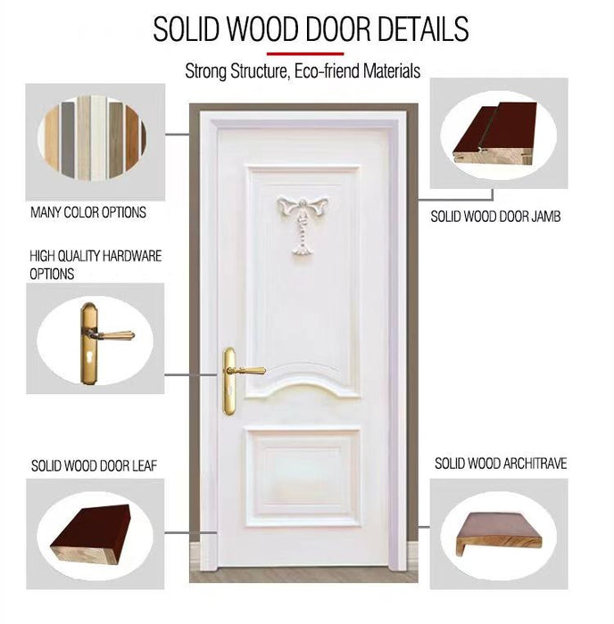 Modern Design French Entry Door Wooden And Steel Pivot Exterior Door With Door Frame For Hotel Room