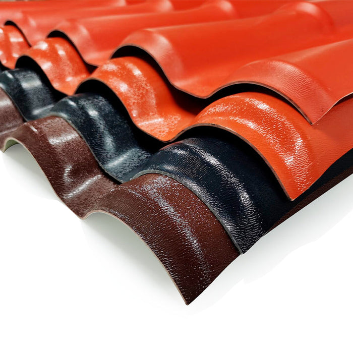 Free Samples Corrugate roof tile asa pvc roofing sheet asa synthetic resin roof tile
