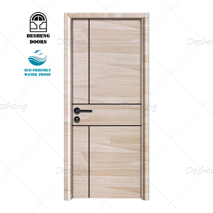 Fast Shipping Modern Simple Design Wooden Interior Doors Composite Soundproof Bedroom Doors for Hotel