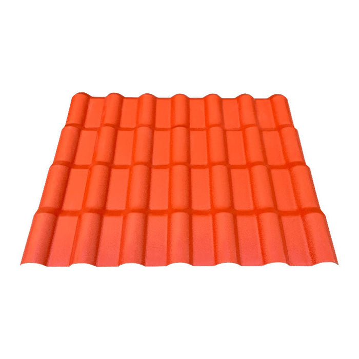 Building materials impact resistance insulation 3mm roofing tiles synthetic resin roof tile with fiber mesh pvc roofing sheet