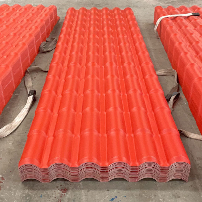 Free Shipping Corrugated Plastic Roofing Bamboo Corrugate Sheet Panel Pvc Corrug Roof Tile