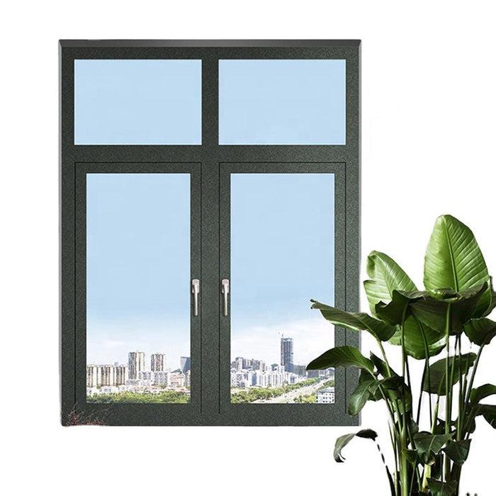 Aluminum Profiles for Windows and Doors Tempered Glass Exterior Double Glazed Aluminium Windows Doors Glass Window CE Modern