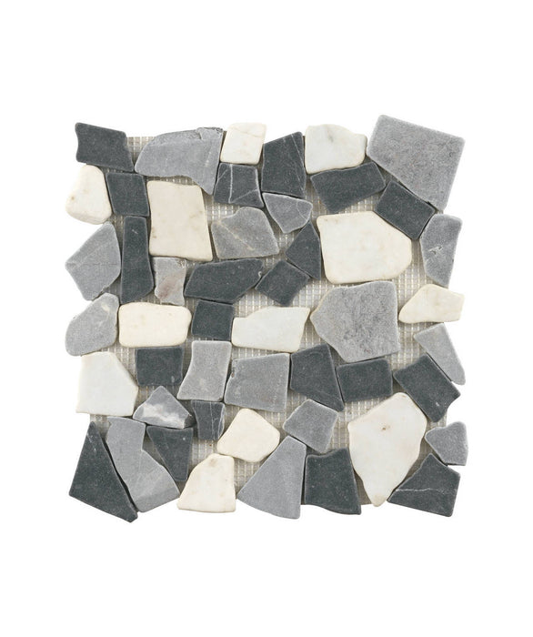 Irregular Heart Shaped stone art mosaic