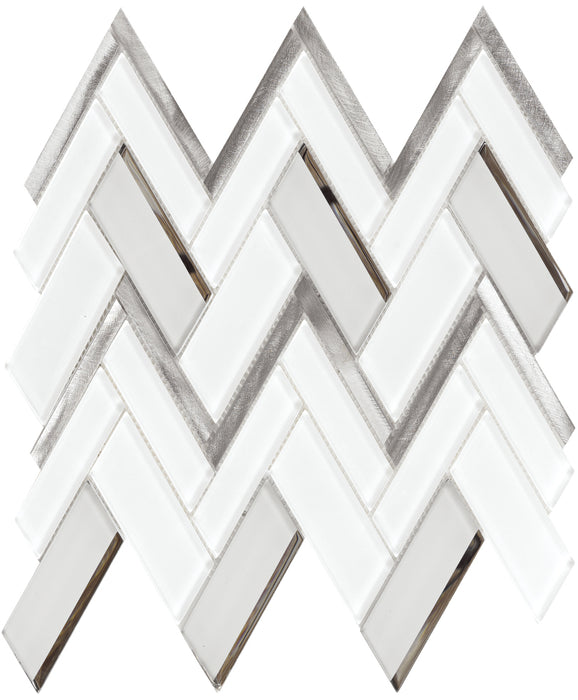 Art design Arrow shape High Performance black brown mirror tile