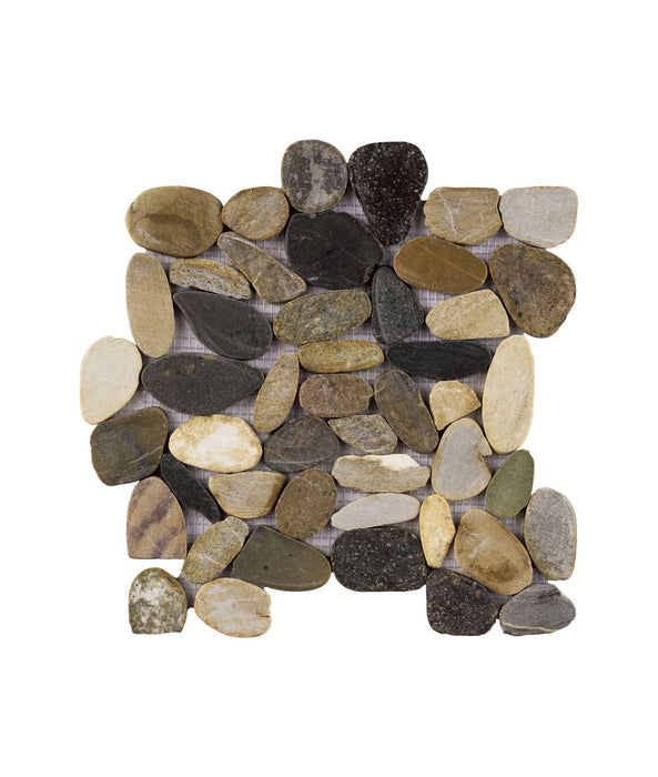 Heart Shaped Pebbles stone mosaic